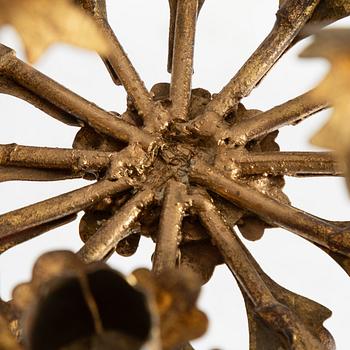 A Rococo-style chandelier, second half of the 20th century.