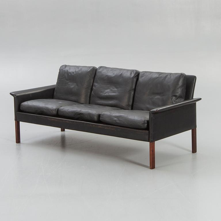 A 1960/70s leather sofa.