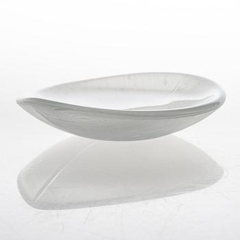 Tapio Wirkkala, skål, glas, modell 3337, signerad Tapio Wirkkala Iittala.