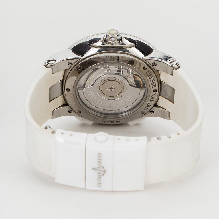 ULYSSE NARDIN, Executive Dual Time, armbandsur, 40 mm.