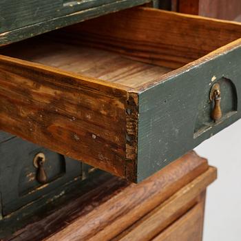 A Baroque Oak Cabinet, second half of the 18th Century.