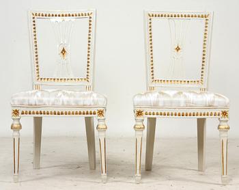 STOLAR, 2 st, gustavianska, trol Lindome. 1700/1800-tal.