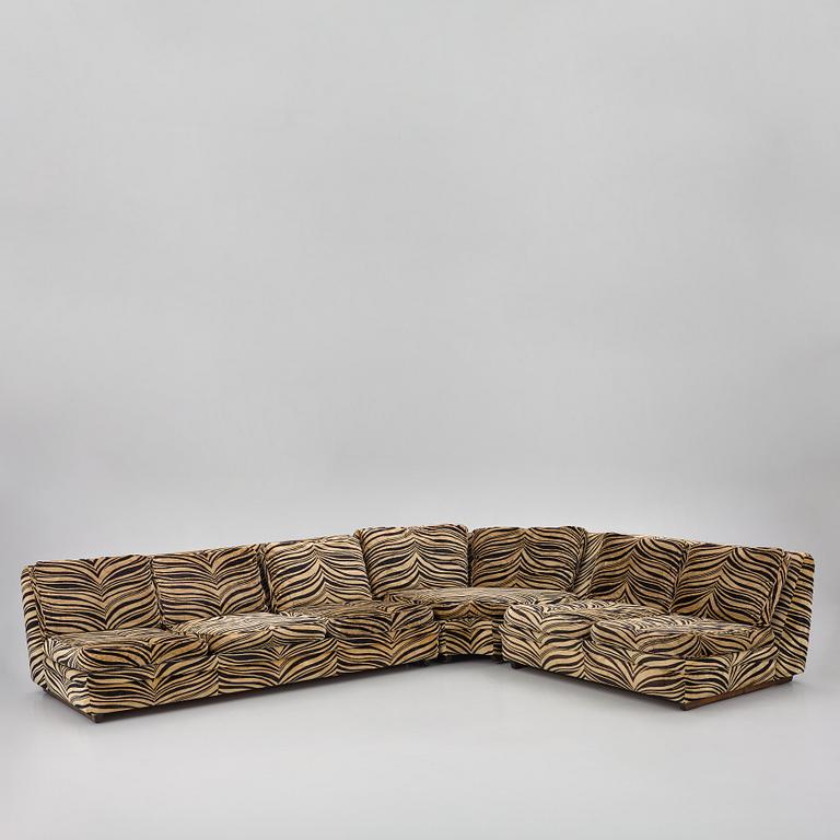 Modulsoffa, 3 delar, "Playboy", Dux, 1970/80-tal.