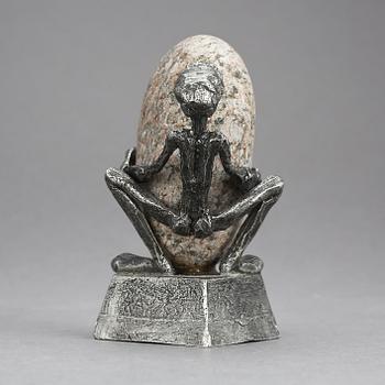 HENRY GUSTAFSSON, skulptur, "Lyftet". Signerad.