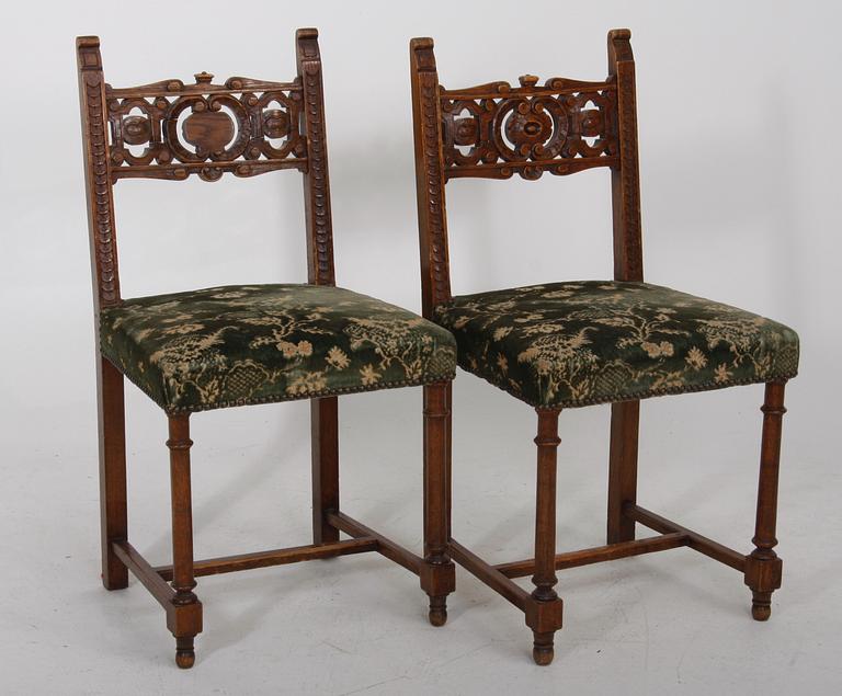 BORD SAMT STOLAR, 12 st. Barockstil.