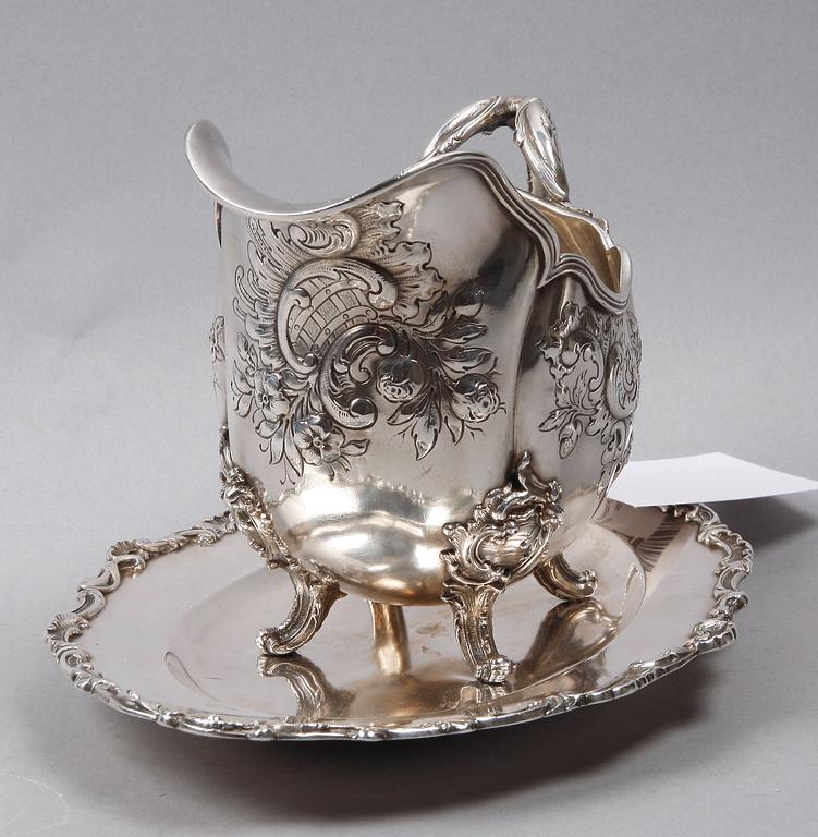 SÅSSNIPA, silver, rokokostil, Gebr. Friedlaender, Tyskland, 1900-talets första hälft.