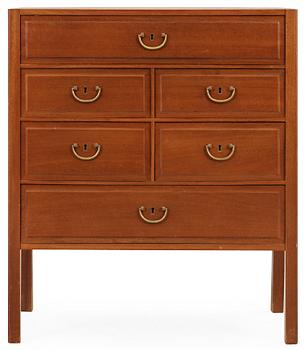 A Josef Frank mahogany chest of drawers by Svenskt Tenn.