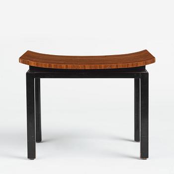 Swedish Grace, taburett, möjligen utförd av snickarmästare Albin Johansson, 1930-tal.