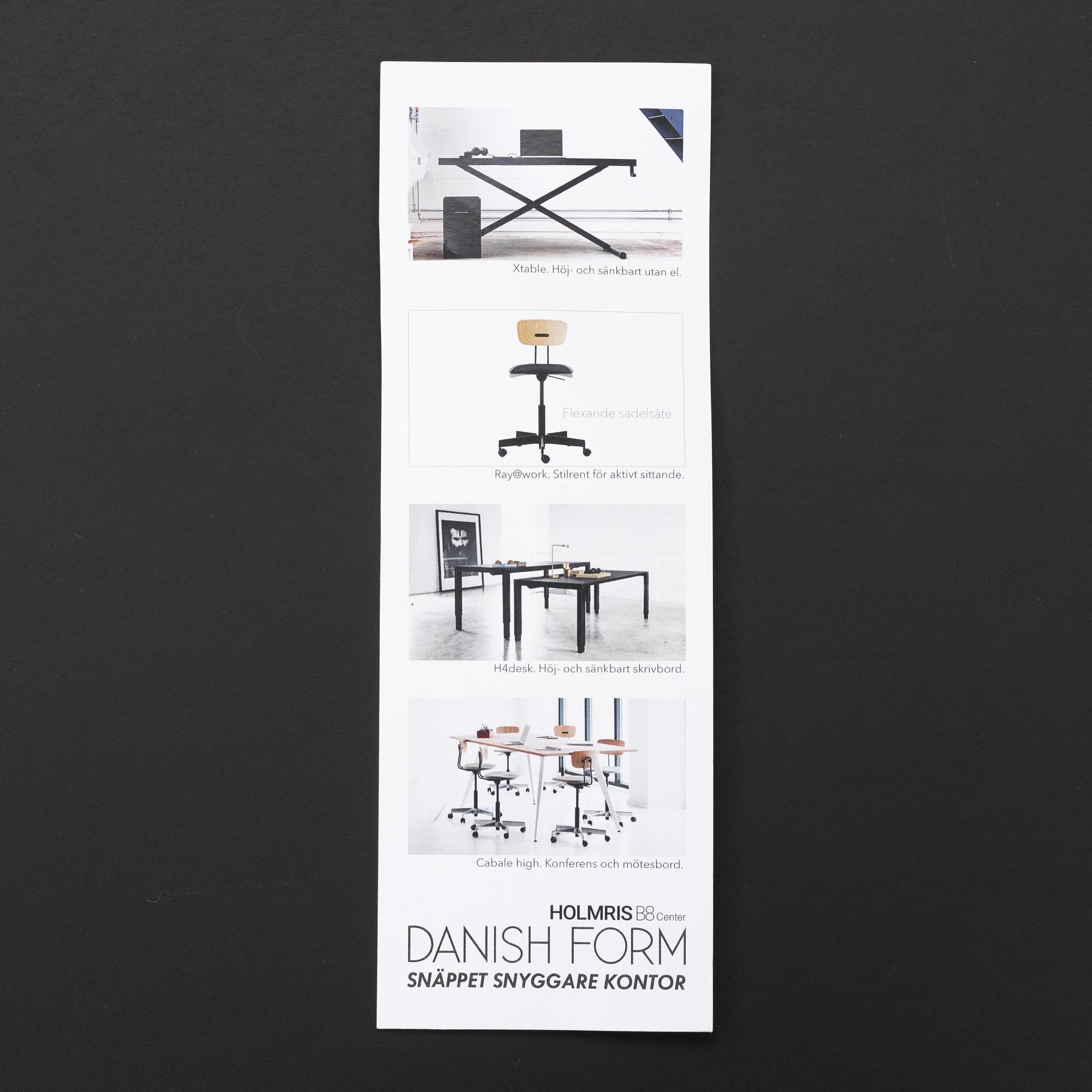 KiBiSi, desk, "Xtable", Holmris B8, contemporary.