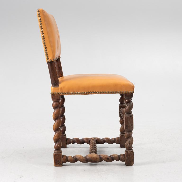 Stol, barock, 1700-tal.
