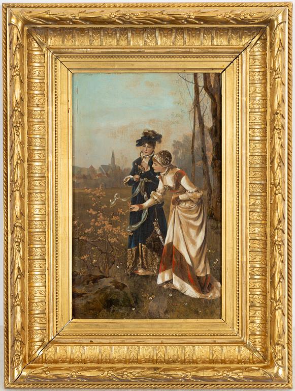 Eduard Niczky, Flower picking outside the city.