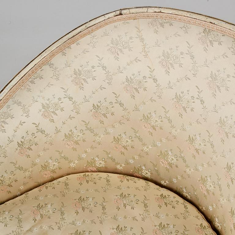 BERGÈRE, Louis XV-stil, 1800-tal.