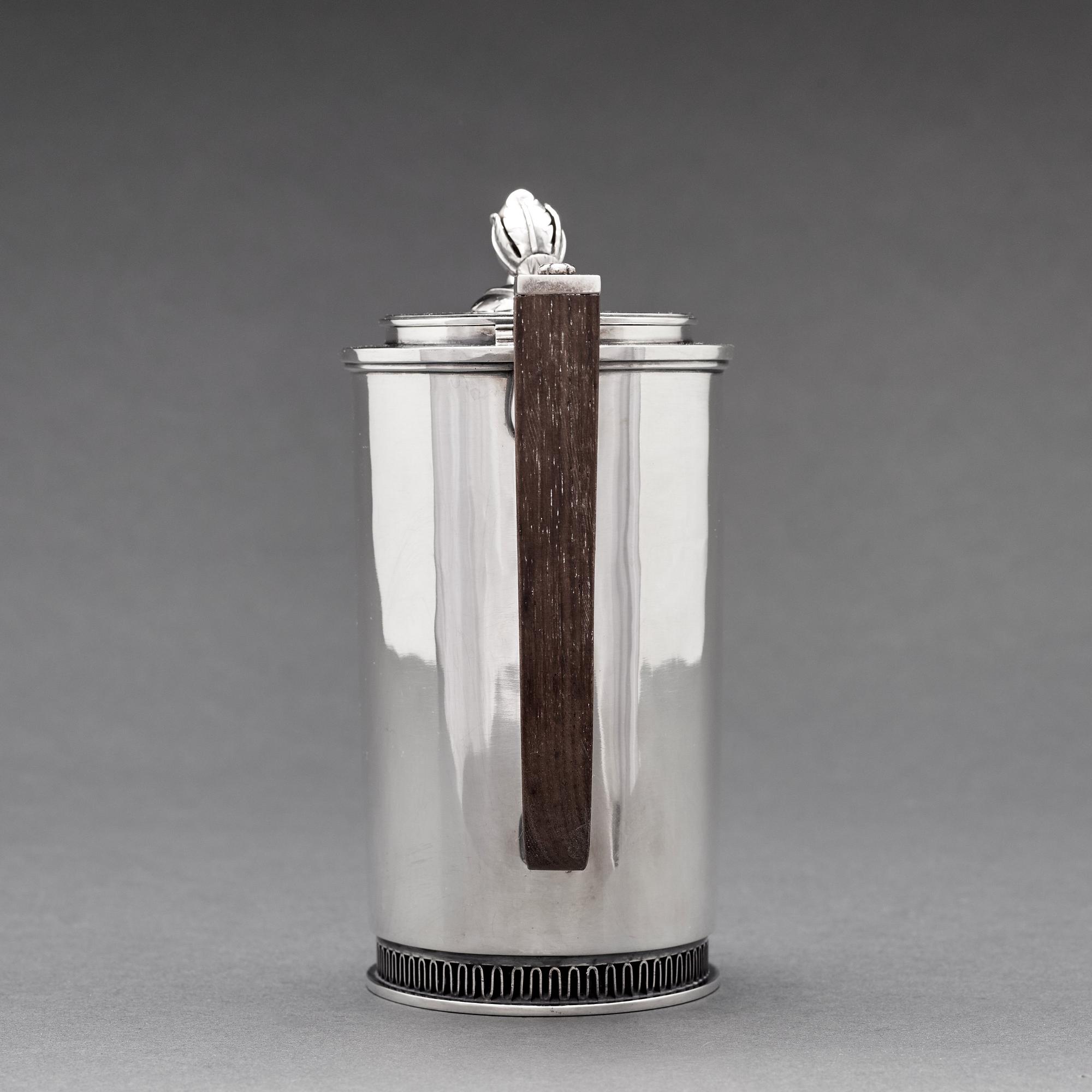 Carl Fredrik Carlman, a 3 pieces coffee service, Stockholm 1967.