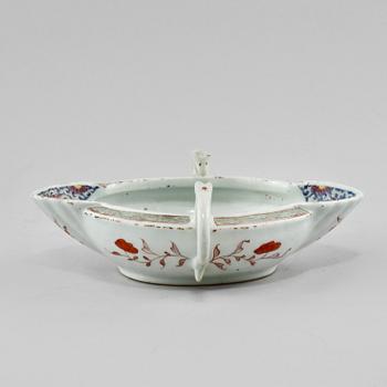 RÖKELSEKAR, porslin, Kina, 1800-tal.