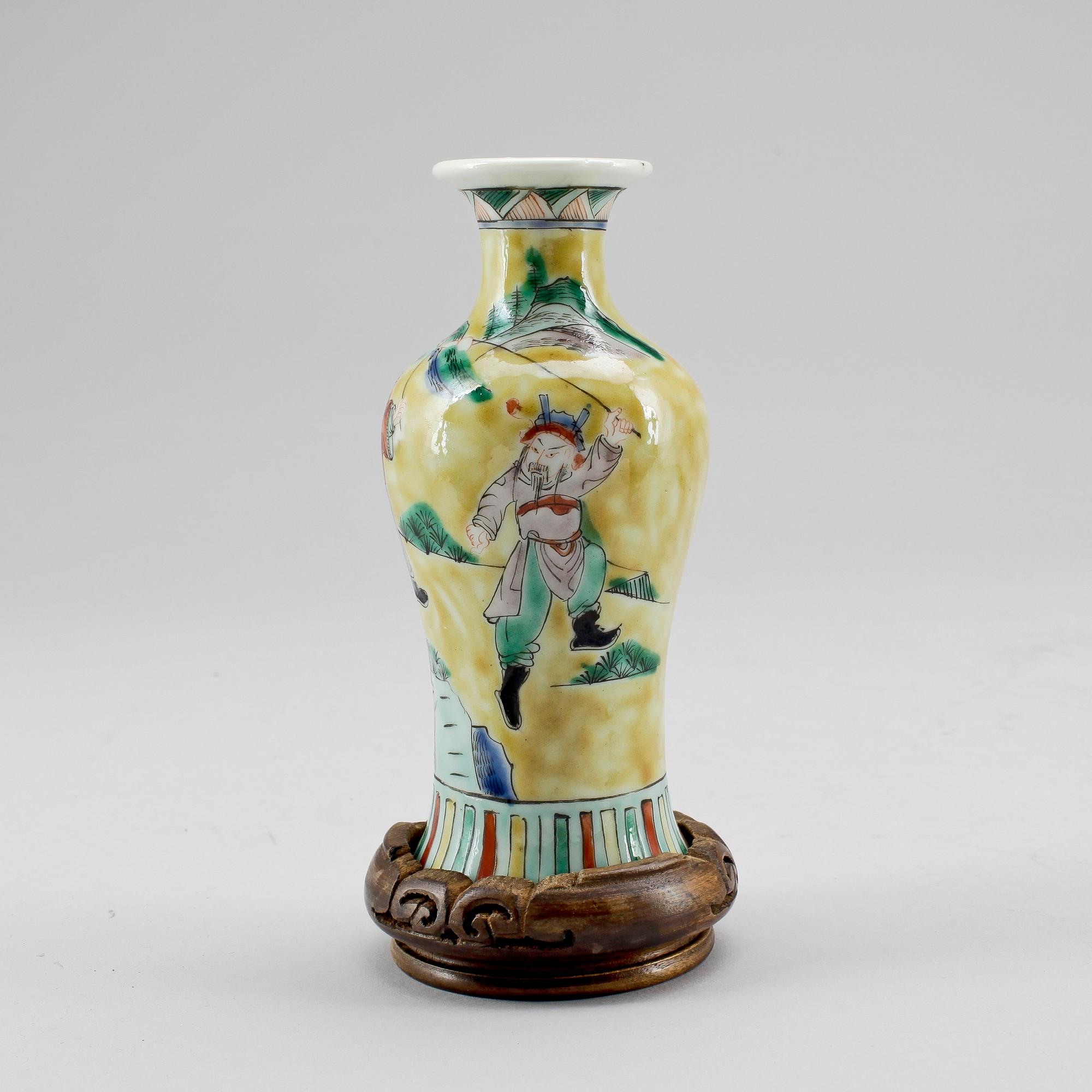 URNA, porslin, Kina 1800/1900-tal.