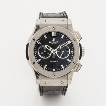 Hublot, Classic Fusion, chronograph, wristwatch, 42 mm.