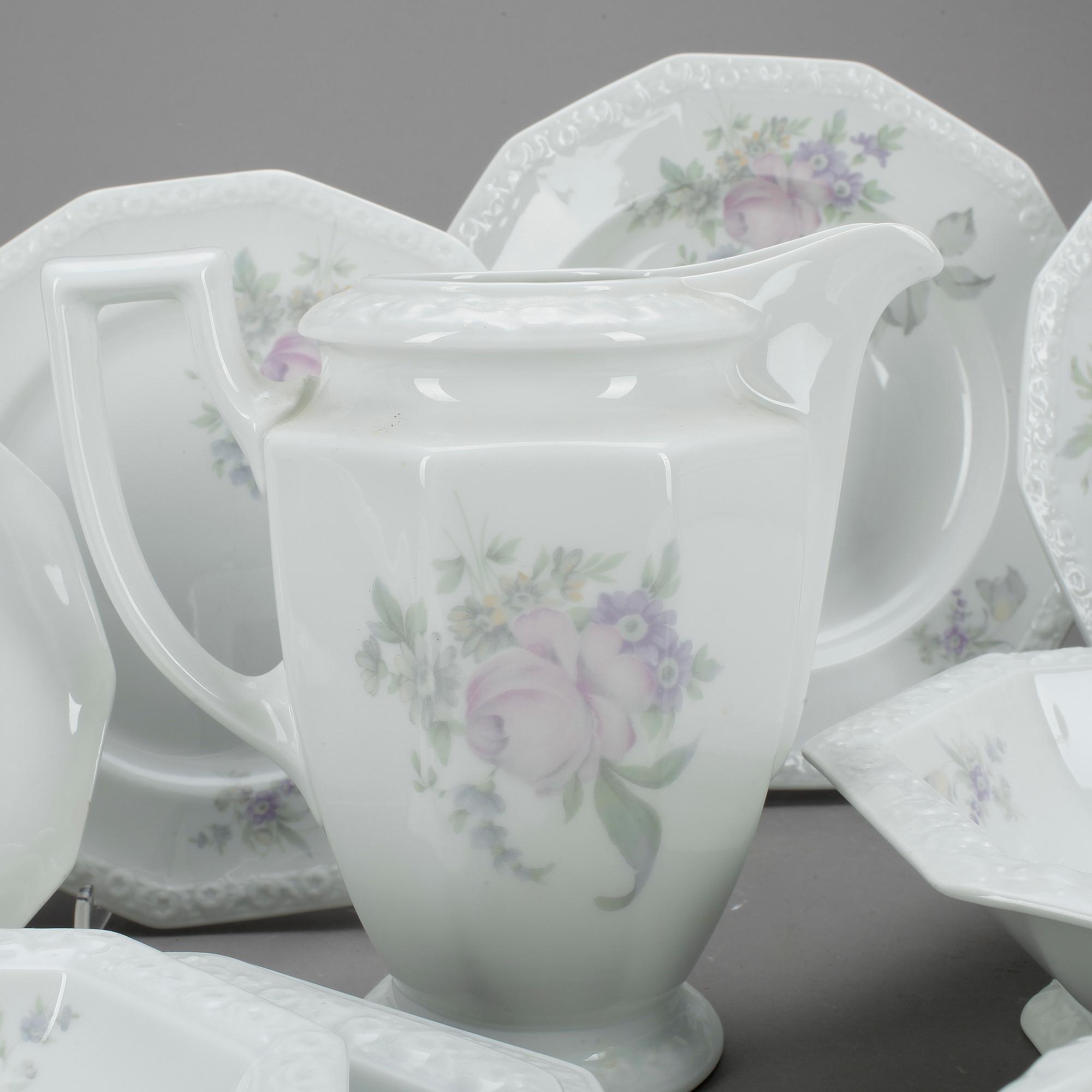 MATSERVIS, 59 delar, porslin, "Maria", Rosenthal.