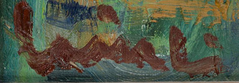 Olavi Laine, olja på duk, signerad.