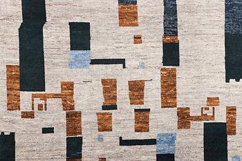 A Morocco carpet, c. 372 x 281 cm.