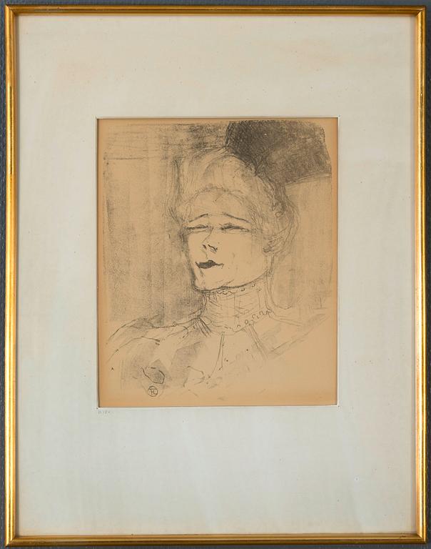 Henri de Toulouse-Lautrec, "JEANNE GRANIER, 1895".