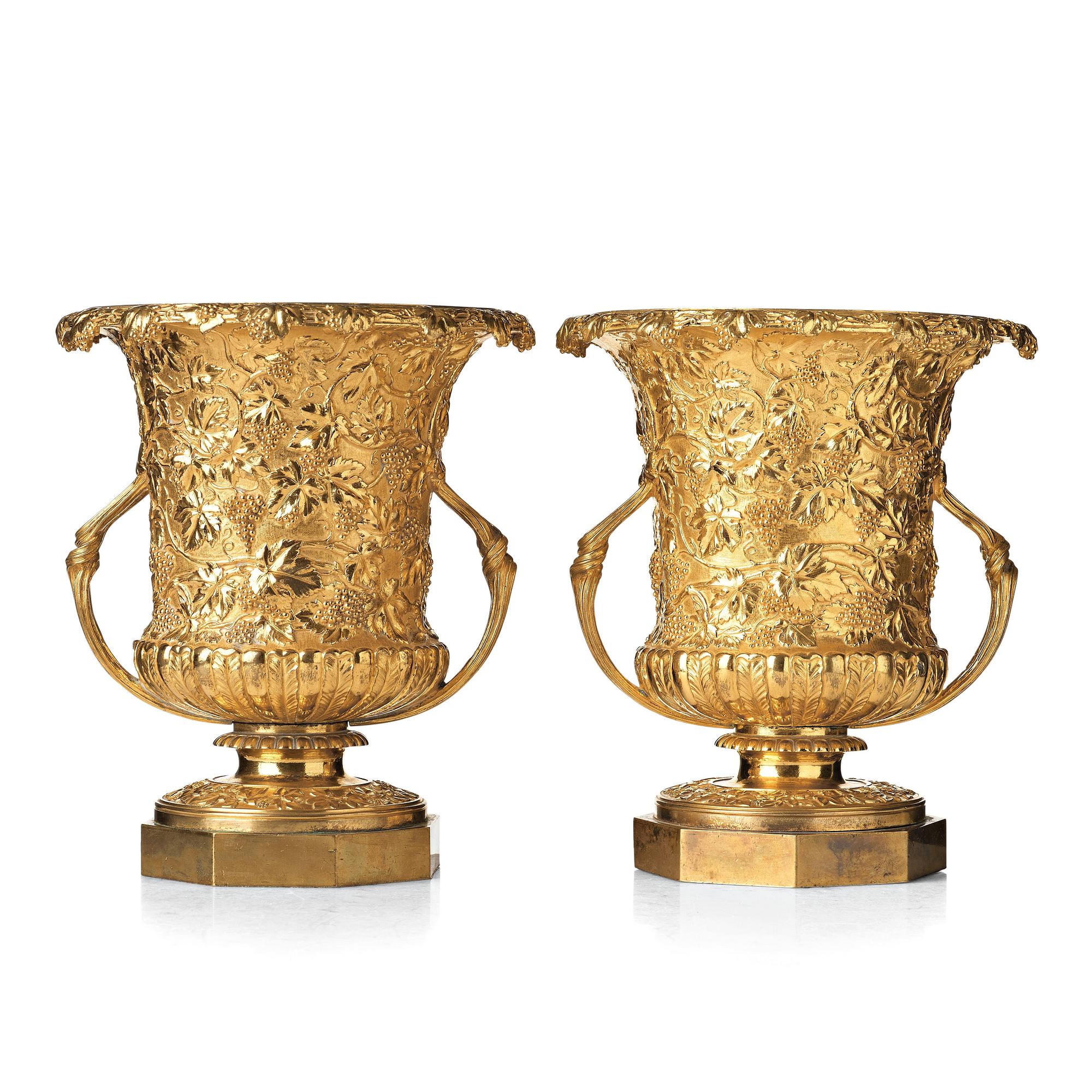 VINKYLARE, ett par, England, 1825-40.
