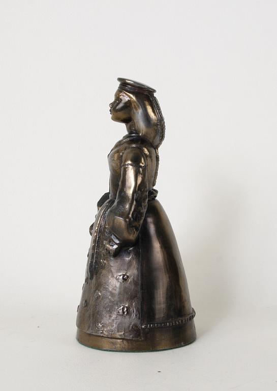 RIETZ, ASTRID. Skulptur, brons, sign.