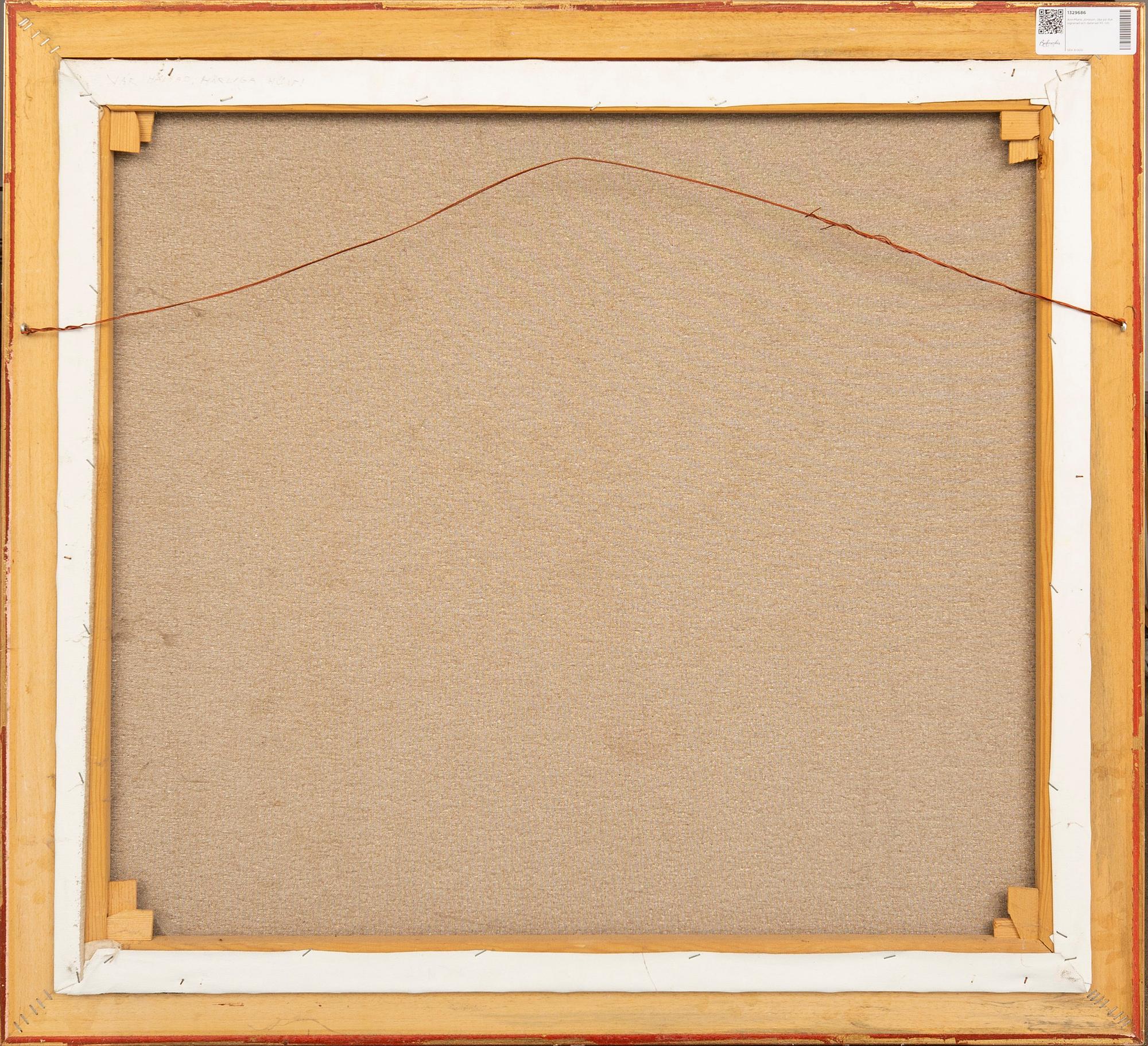 Ann-Marie Jönsson, oil on canvas signed and dated 93.