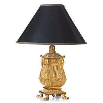 181. A Empire table lamp, France, beginning of the 19th century.