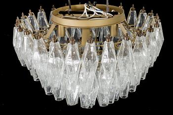 A CARLO SCARPA CEILING LAMP, Murao, Italy.