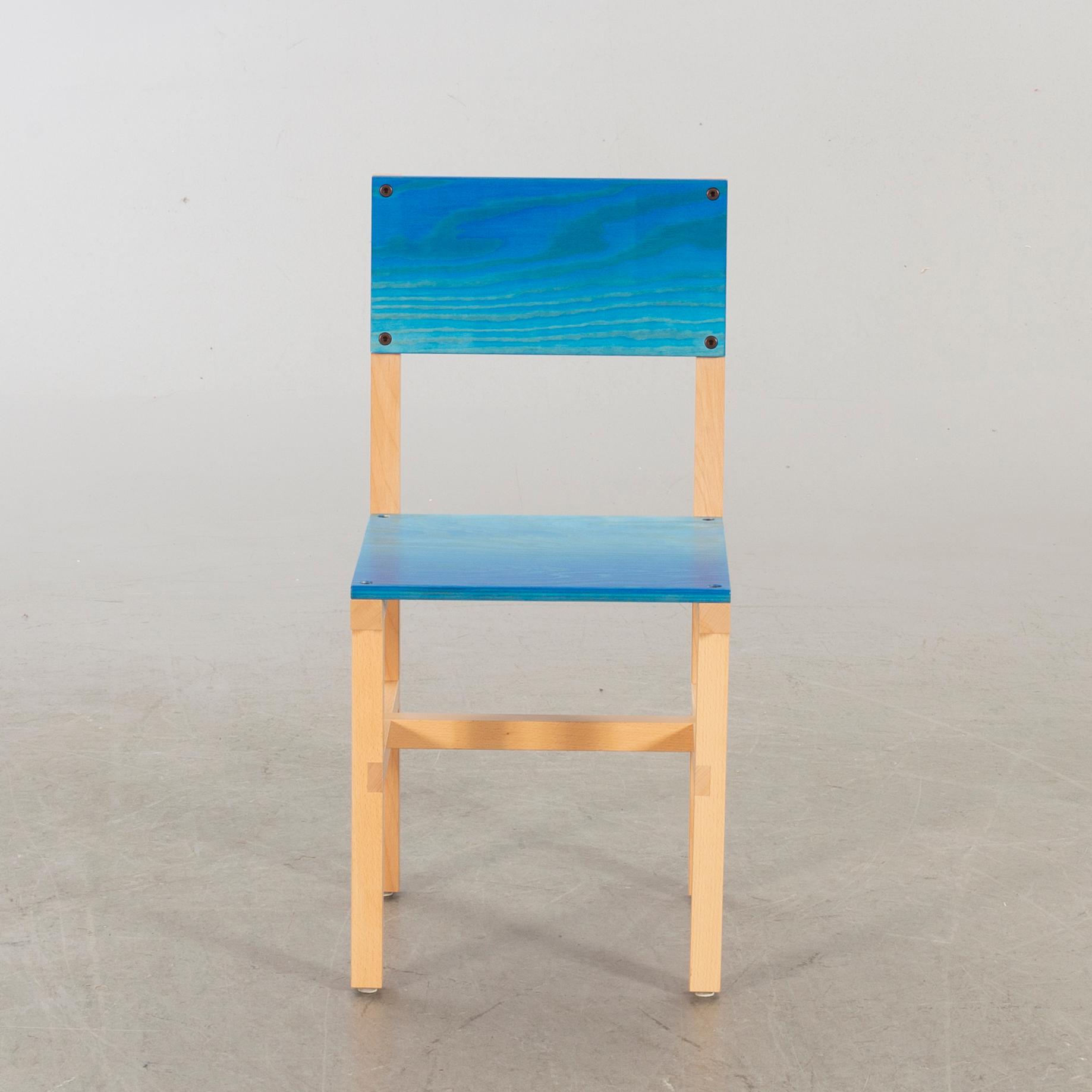 FREDRIK PAULSEN, "Röhsska"Designbaren, chair, Blå Station 2020, Chair 47/102.