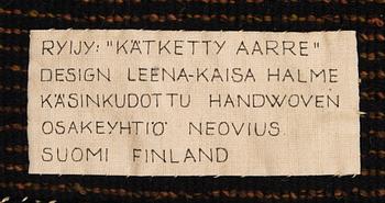 Leena-Kaisa Halme, ryijy, Neovius Oy. 166 x 115 cm.