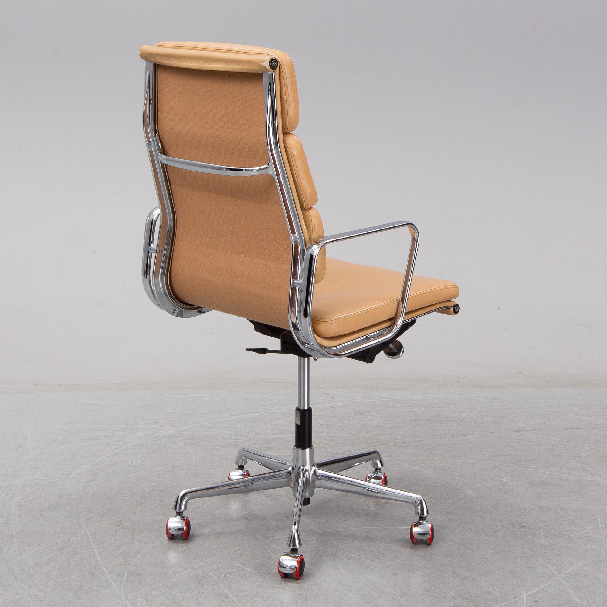 A model EA 219 Soft pad chair, by Charles & Ray Eames, for Vitra.