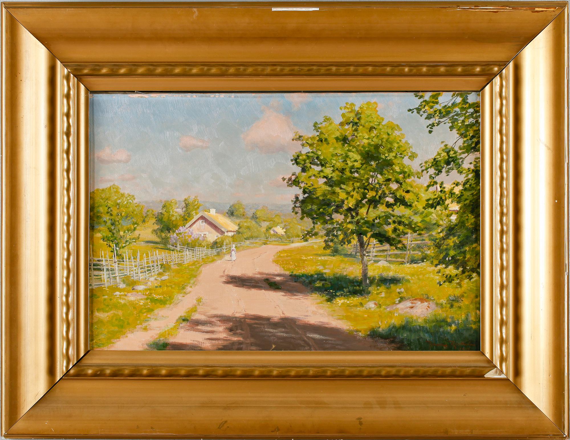 JOHAN KROUTHÉN, olja på duk, signerad och daterad 1912.