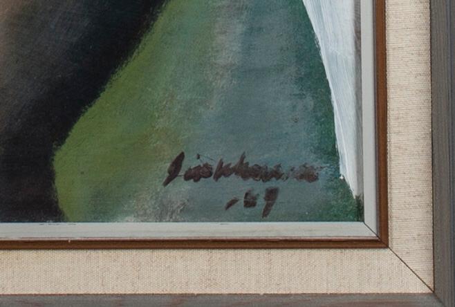 PAAVO SIRKKUNEN, olja på skiva, signerad och daterad -69.