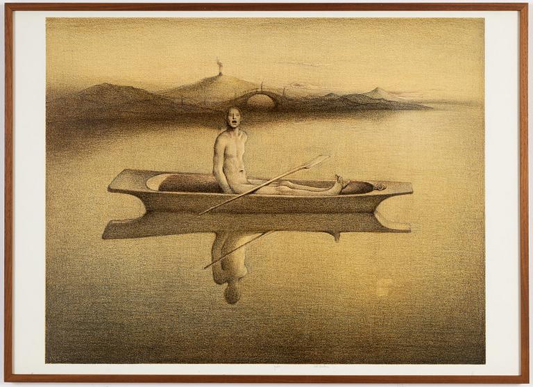 Odd Nerdrum, lithograph, AP, signed Odd Nerdrum.