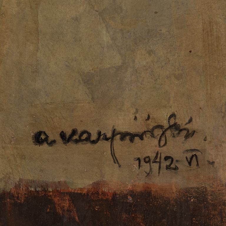 ALFONS KARPINSKI, oil on canvas, signed and dated 1942.