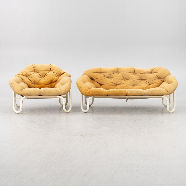 Soffgrupp, 2 delar, Swedform, Skillingaryd, 1970-tal.