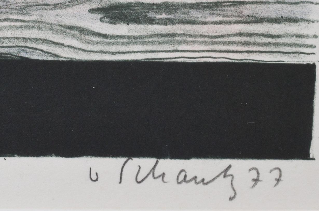 PHILIP VON SCHANTZ, färglitografi, signerad, numrerad 72/150 och daterad -77.