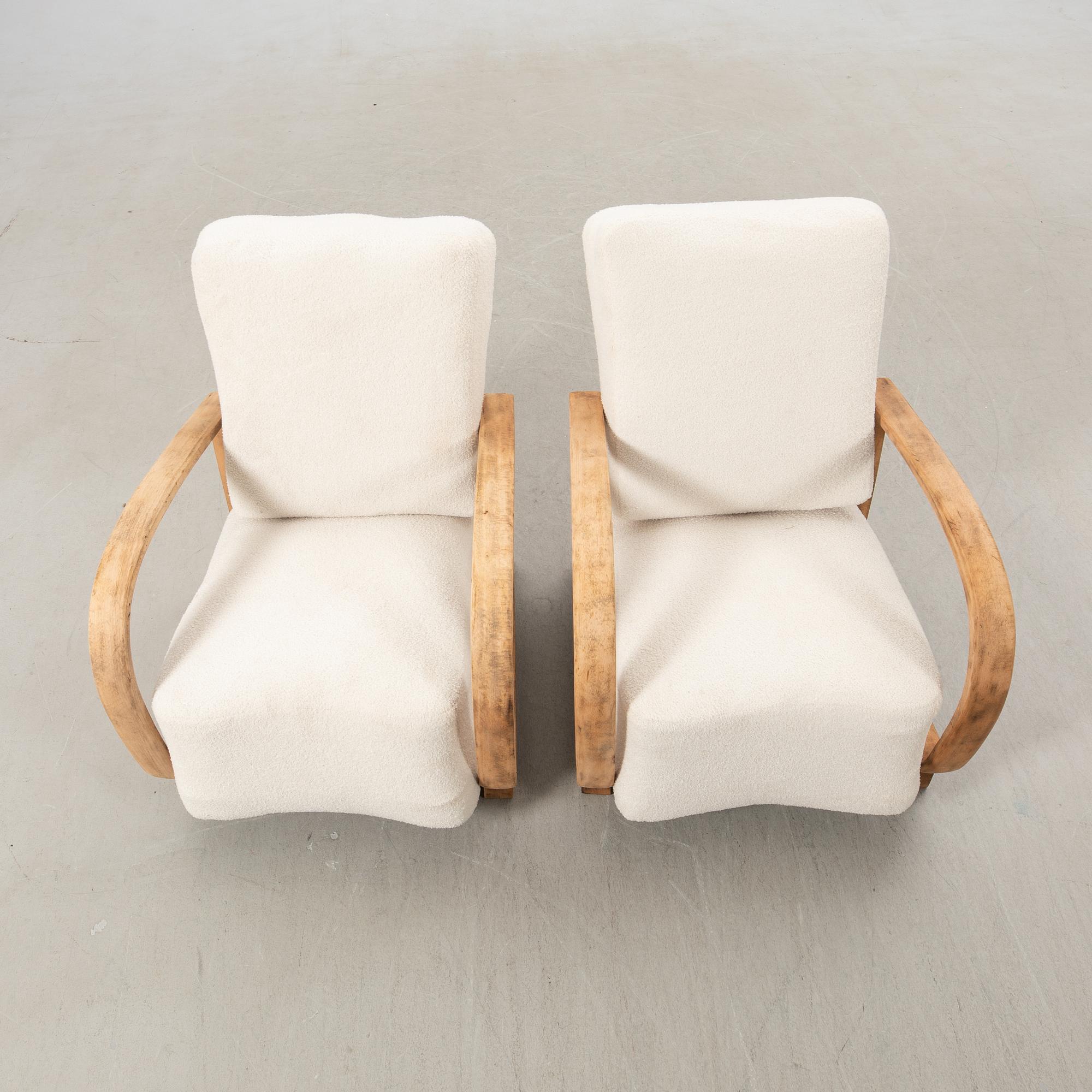 Fåtöljer ett par Art Deco 1900-talets första hälft.