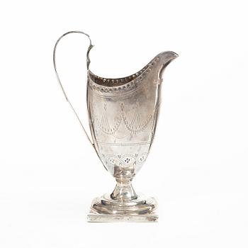 Gräddkanna, silver, London, England, 1791.