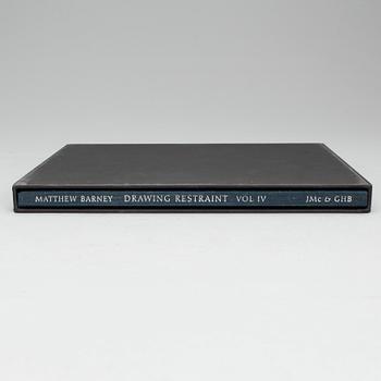 MATTHEW BARNEY, konstbok, "Drawing Restraint Vol IV", signerad. De-Luxe edition, 43/50.