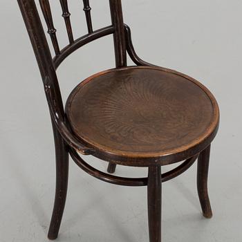 A PAIR OF BENTWOOD CHAIRS, MADE IN ROMANIA.