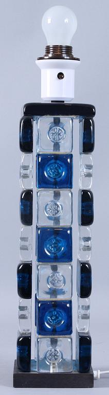 BORDSLAMPA, Ateljé Glas & Trä, Hovmantorp, 1960/1970-tal.