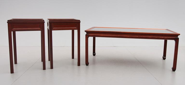 BORD, 3 st, Svenska Möbelfabriken, 1900-talets andra hälft.