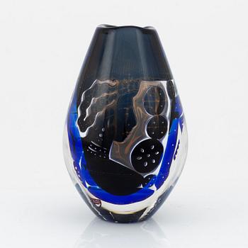 Edvin Öhrström, vas, ariel, Orrefors, signerad.