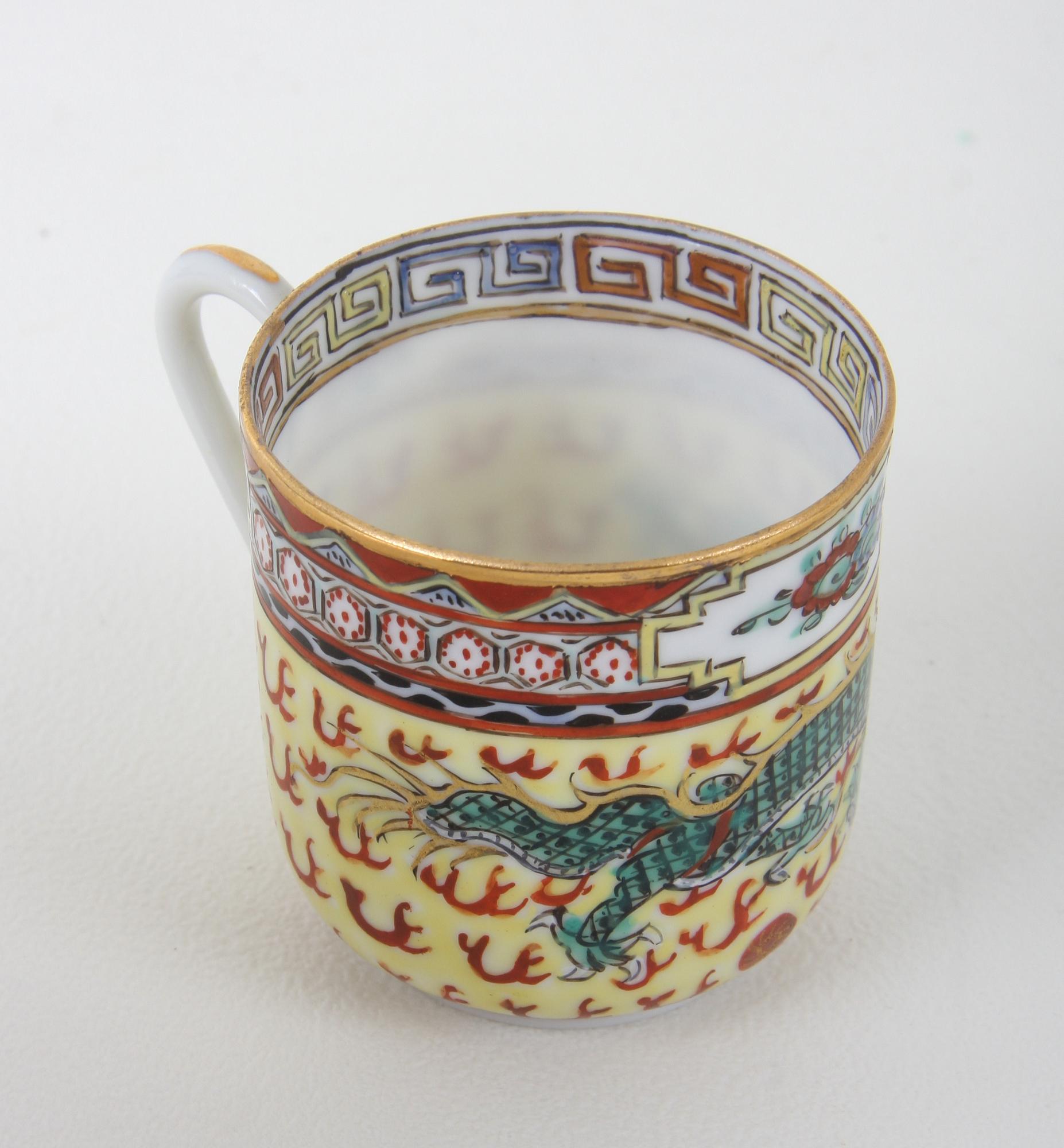 MOCCAKOPPAR, 3 + 1, porslin, Kina.