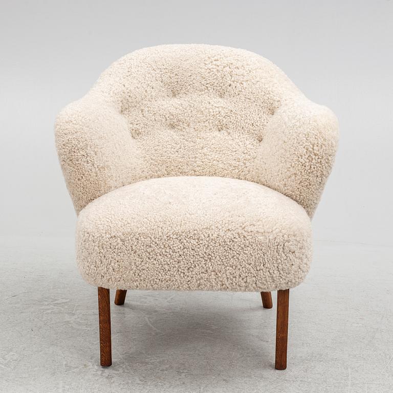 Flemming Lassen, lounge chair, mid 20th century.