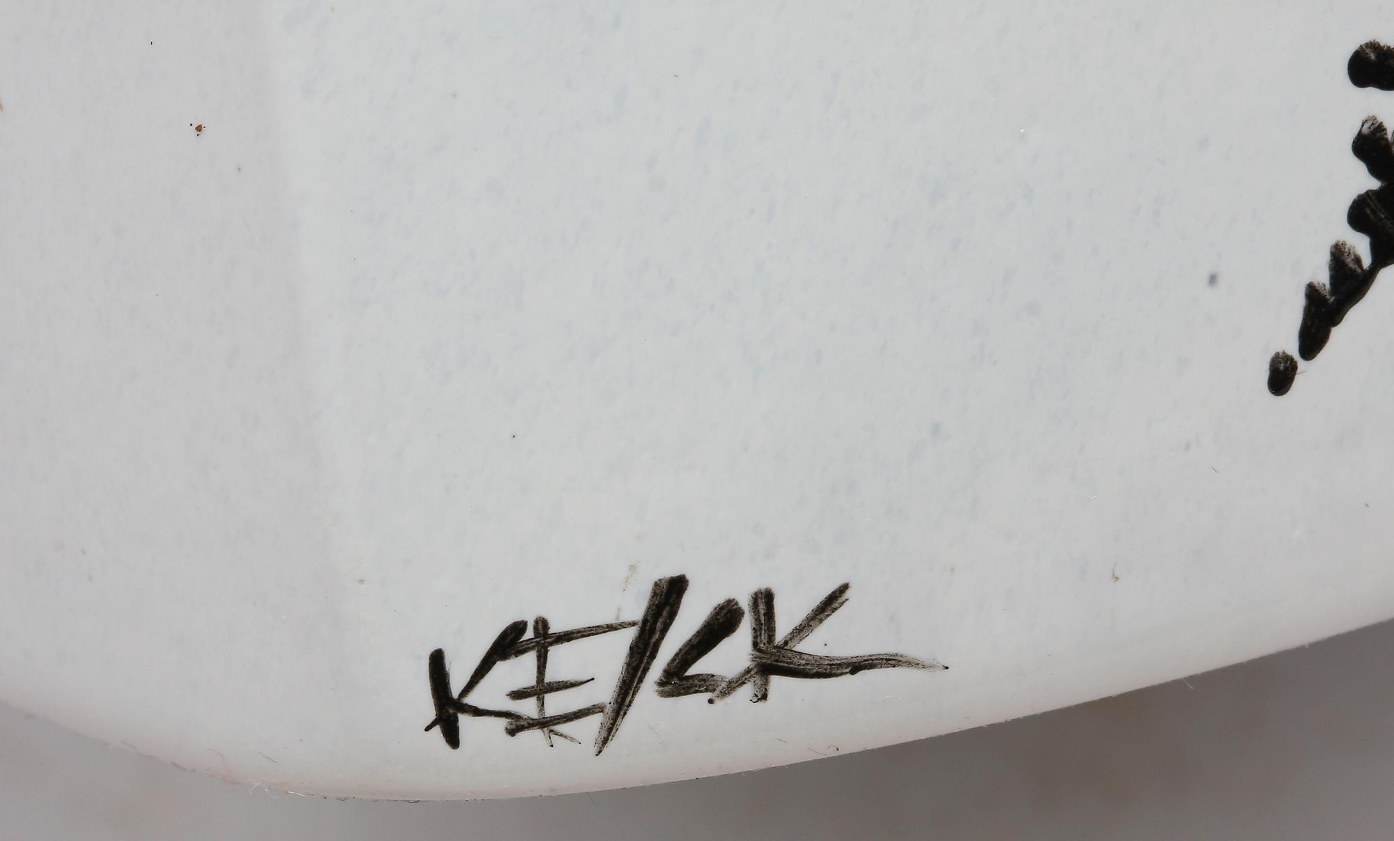 VAS, glas, Kosta Boda, Kjell Engman, sign. Upplaga 300 ex.