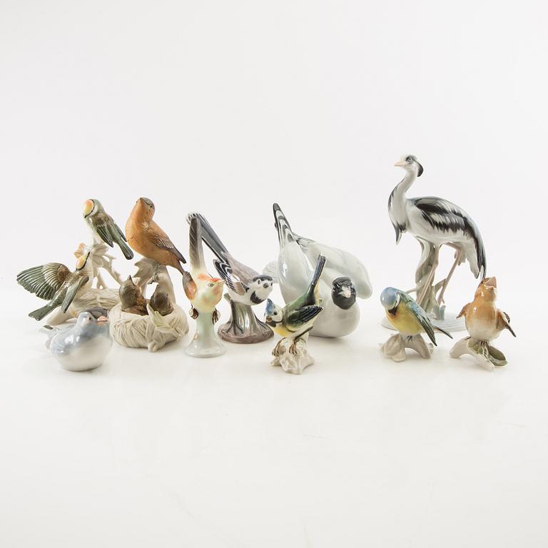 Figurines 10 pcs mostly Germany 20th century porcelain.