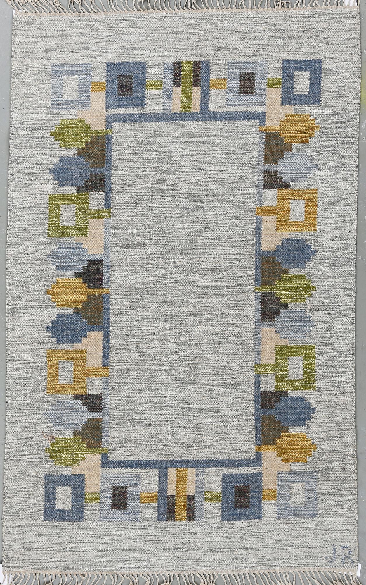 MATTA, rölakan, monogramsignerad JR, 1900-talets mitt. Ca 205 x 130 cm.